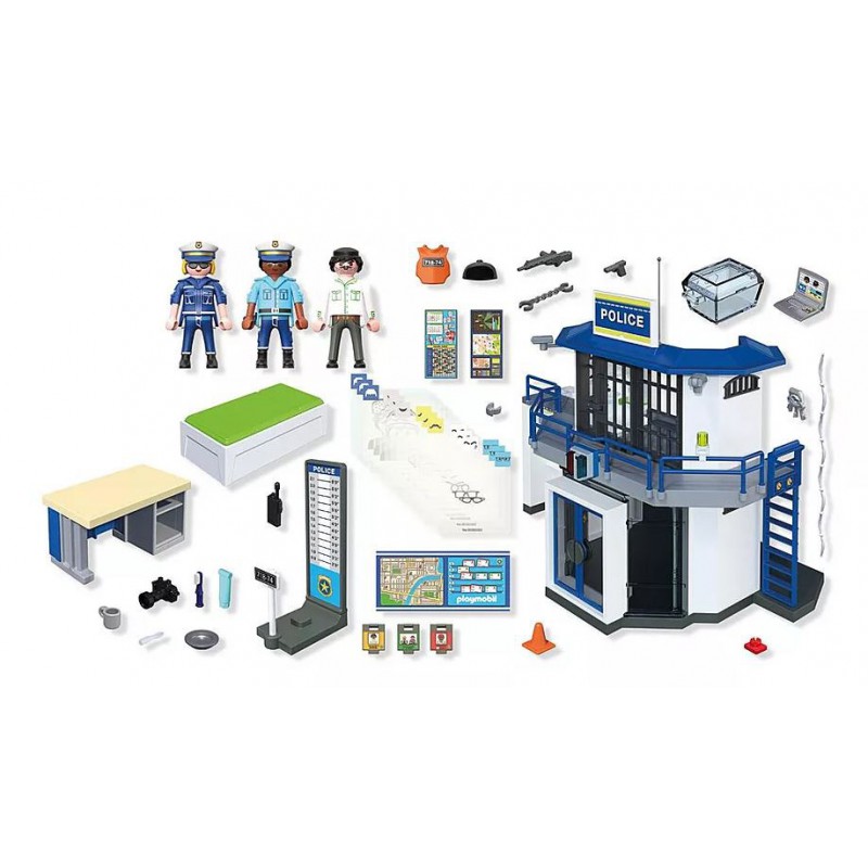 Playmobil City Action - Politiebureau met onderzoeksruimte, 71874
