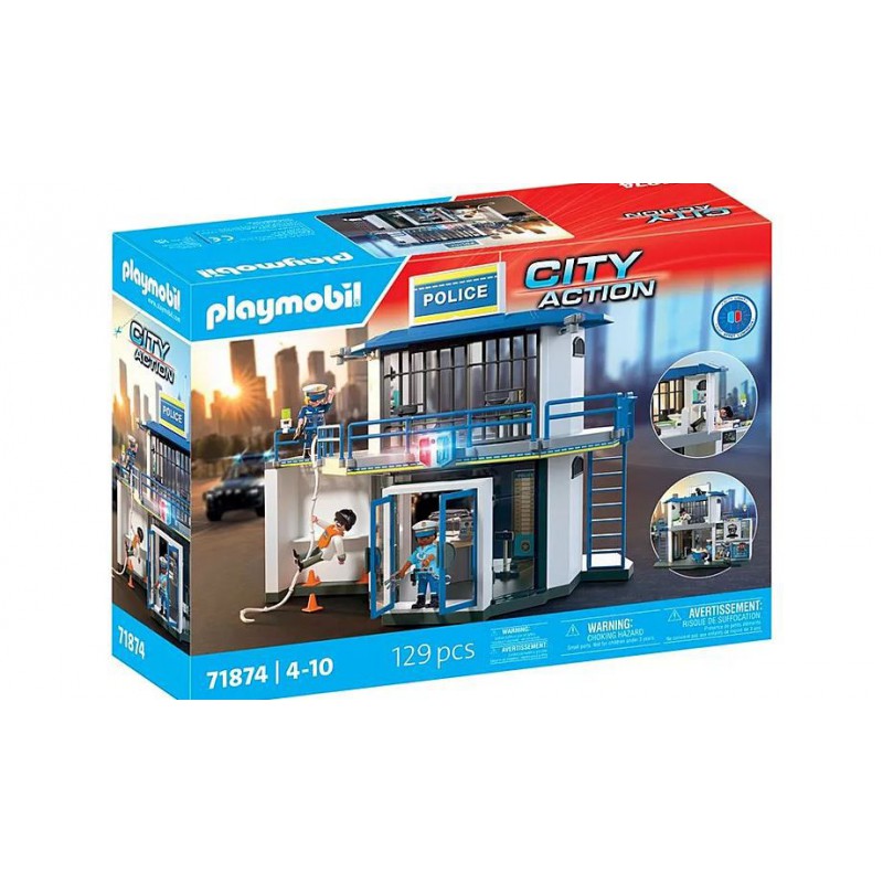 Playmobil City Action - Politiebureau met onderzoeksruimte, 71874
