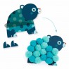 Djeco - Pom pomcollage dieren
