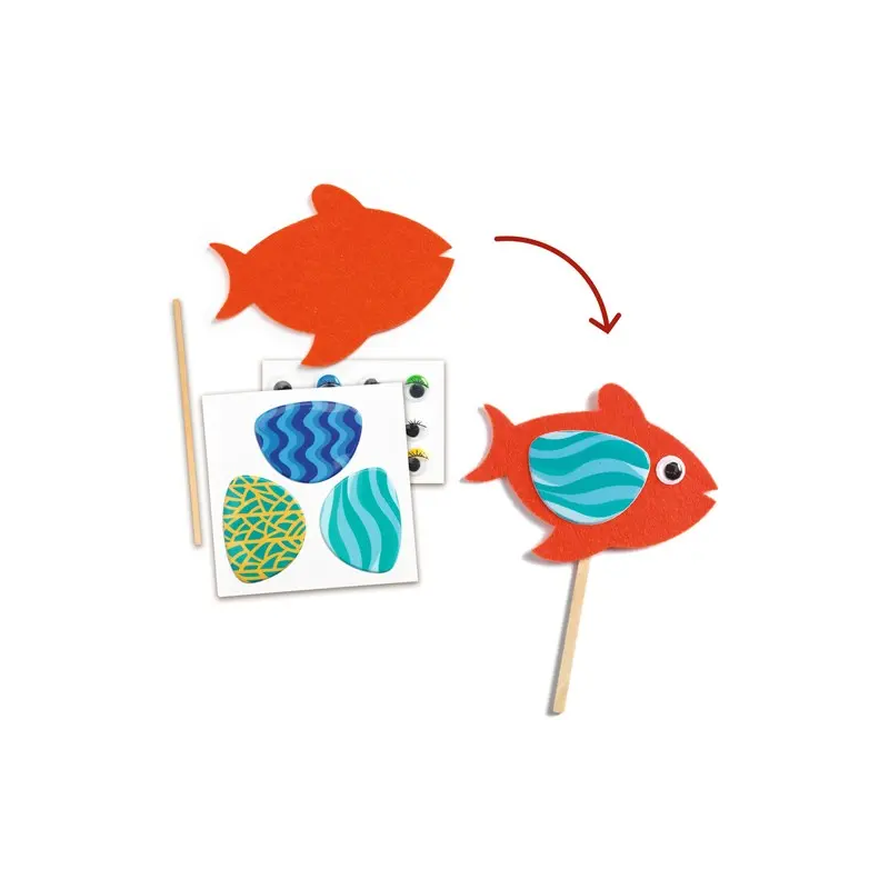 Djeco - Collage aquarium