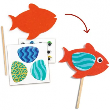 Djeco - Collage aquarium