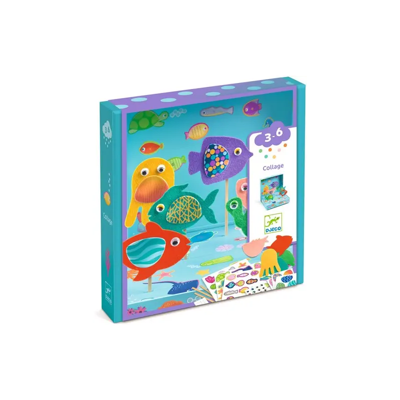Djeco - Collage aquarium