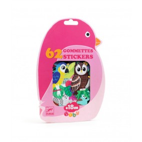 Djeco - Vogels stickers