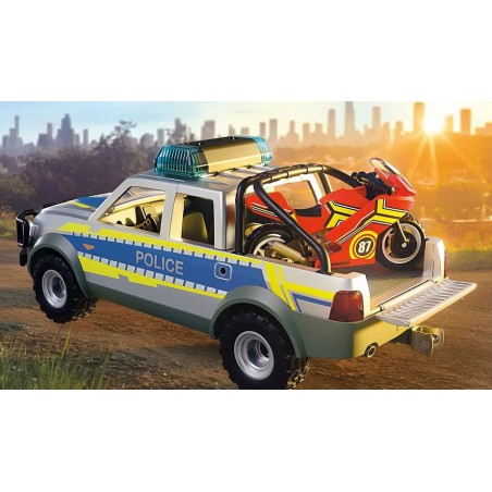 Playmobil City Action - Achtervolging met politie-ophaaldienst, 71875