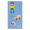 Playmobil DuoPack - 72025 Ranger met neushoorn