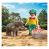 Playmobil DuoPack - 72025 Ranger met neushoorn