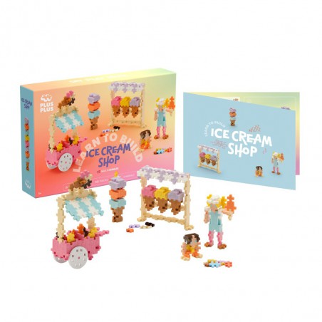 Plus-Plus - Learn To Build Ice Cream Shop
