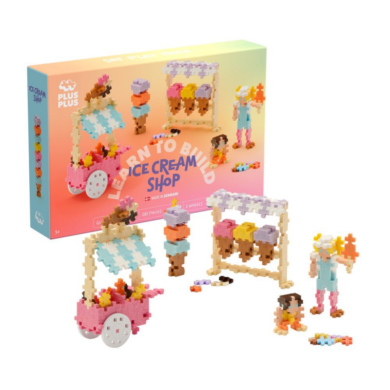 Plus-Plus - Learn To Build Ice Cream Shop