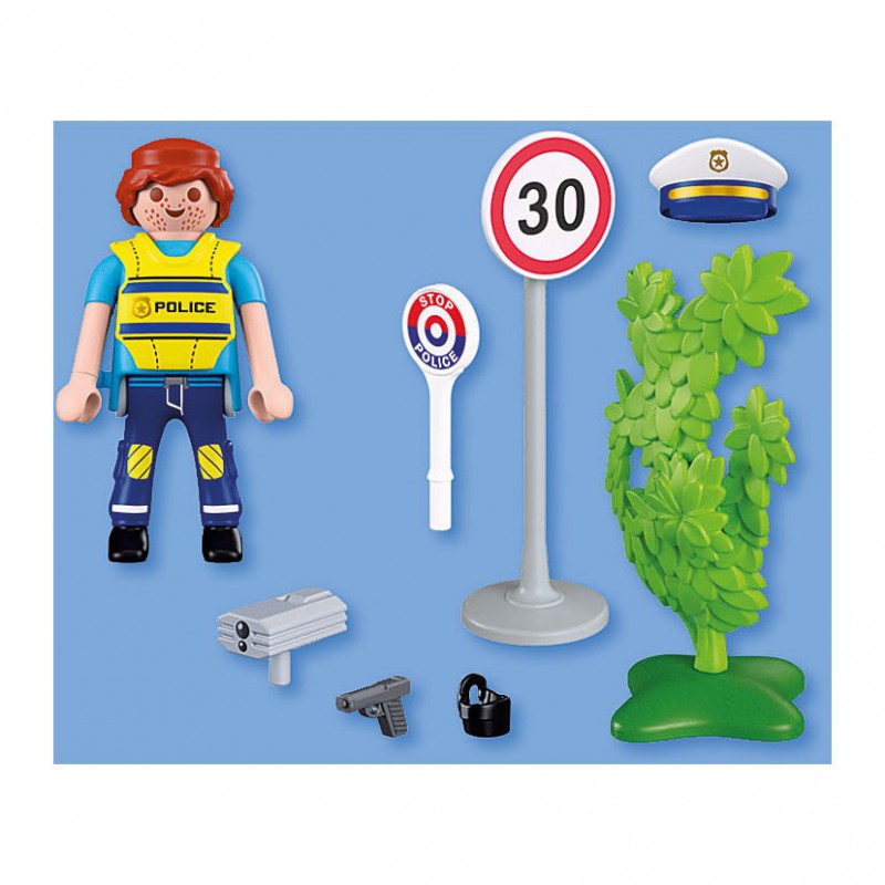 Playmobil Special Plus - 72029 Politieagent met snelheidsradar
