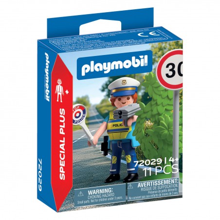 Playmobil Special Plus - 72029 Politieagent met snelheidsradar