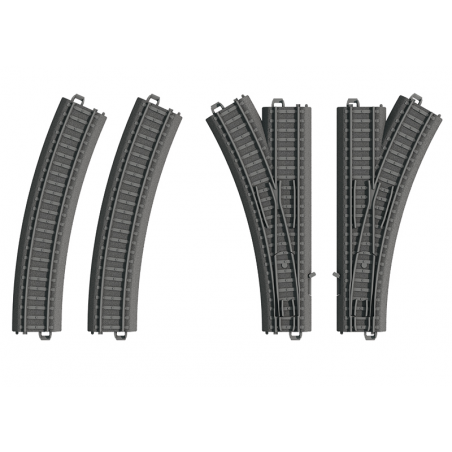 Märklin My World, Set wissels voor kunststof rails, 23301