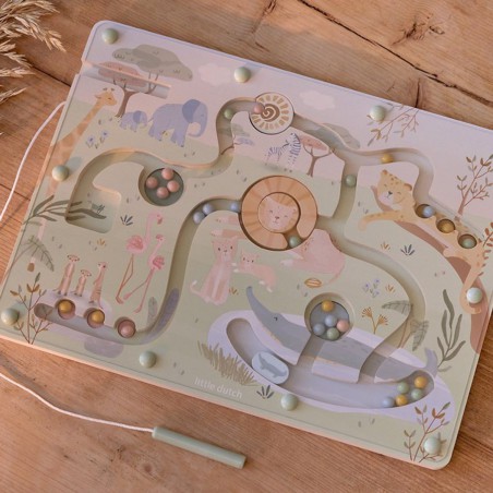 Magnetisch doolhof - Safari Friends - Little Dutch