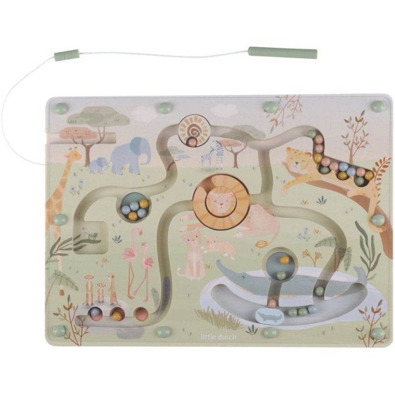 Magnetisch doolhof - Safari Friends - Little Dutch