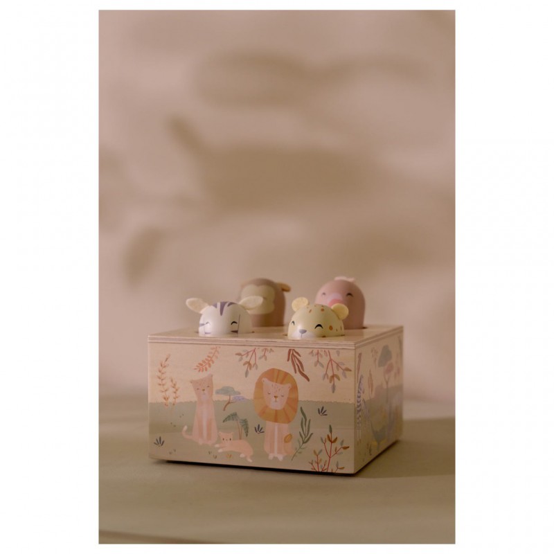 Houten pop-up - Safari Friends - Little Dutch