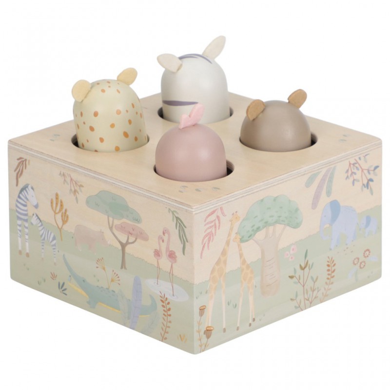 Houten pop-up - Safari Friends - Little Dutch