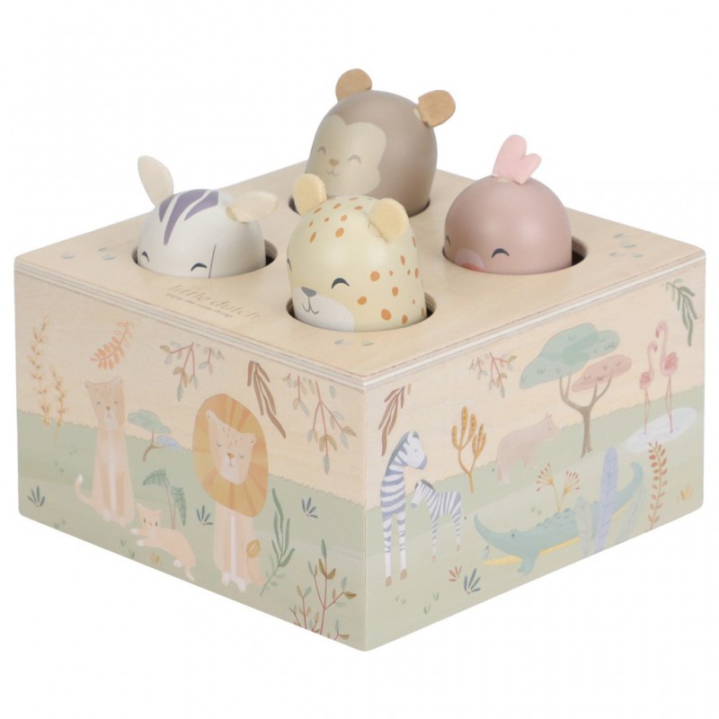 Houten pop-up - Safari Friends - Little Dutch