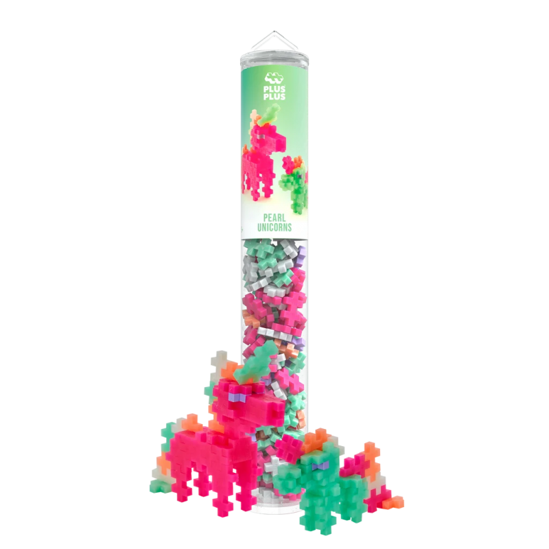 Plus-Plus - Tube Pearl Unicorns