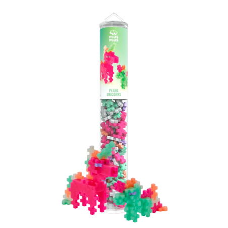 Plus-Plus - Tube Pearl Unicorns