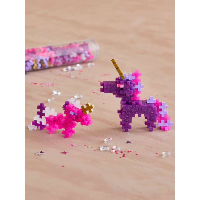 Plus-Plus - Tube Glitter Unicorns
