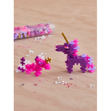 Plus-Plus - Tube Glitter Unicorns