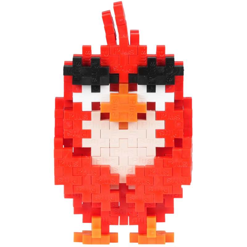 Plus-Plus - Tube - Angry Birds Red