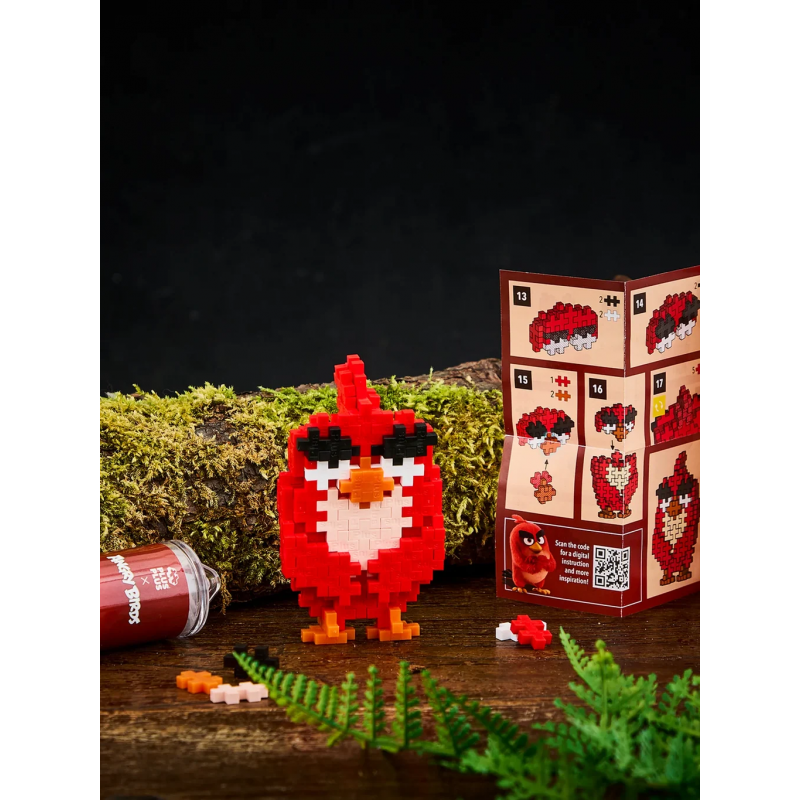 Plus-Plus - Tube - Angry Birds Red