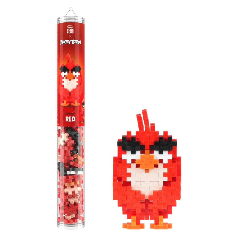 Plus-Plus - Tube Angry Birds Red