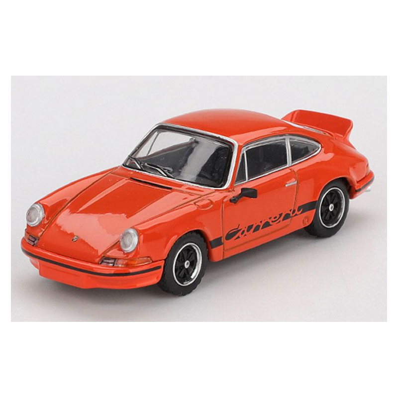 Porsche 911 Carrera RS 2.7 '73, oranje 1:64, Mini GT (1142)