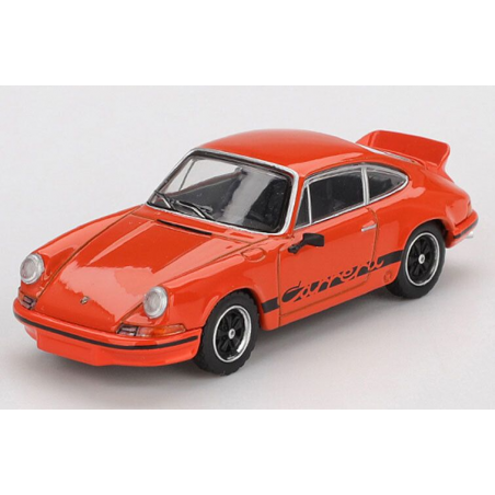 Porsche 911 Carrera RS 2.7 '73, oranje 1:64, Mini GT (1142)