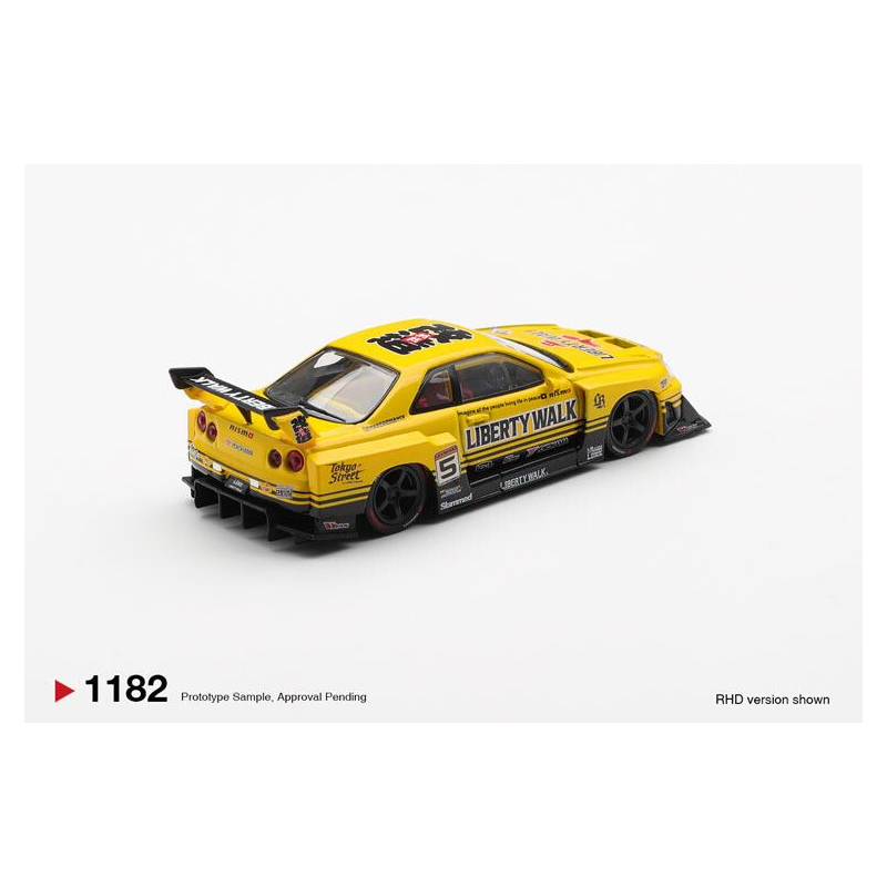 Nissan GTR (R34) Skyline Super Silhouette Sport nr5 '25 1:64, Mini GT (1182)