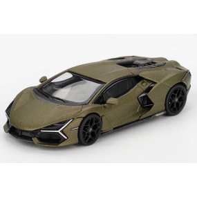 Lamborghini Revuleto '23, matt groen (Verde Gea Matte) 1:64, Mini GT (1136)
