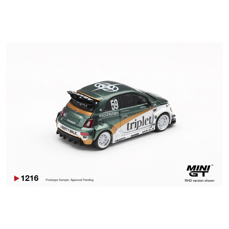 Fiat 595 Abarth LB-Works TY Edition '26 1:64, Mini GT (1216)