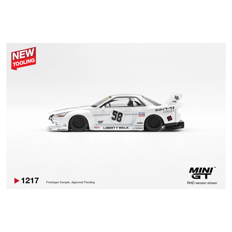 Nissan GTR (R32) LB-Kaido Works nr58 TAS '25 1:64, Mini GT (1217)