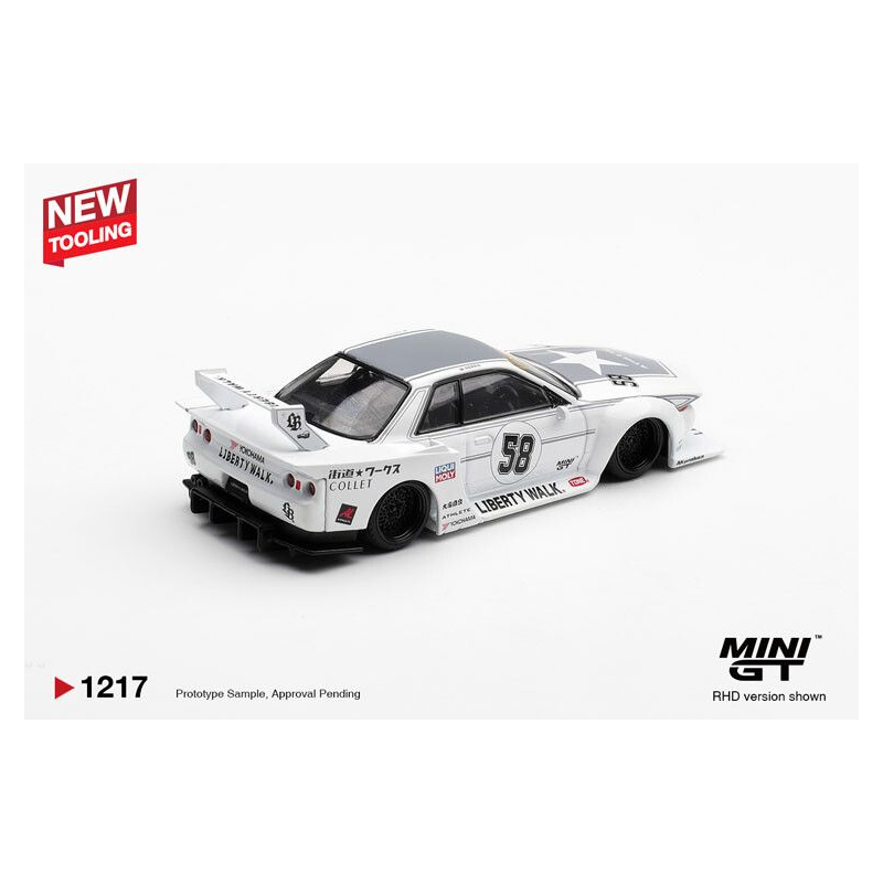 Nissan GTR (R32) LB-Kaido Works nr58 TAS '25 1:64, Mini GT (1217)