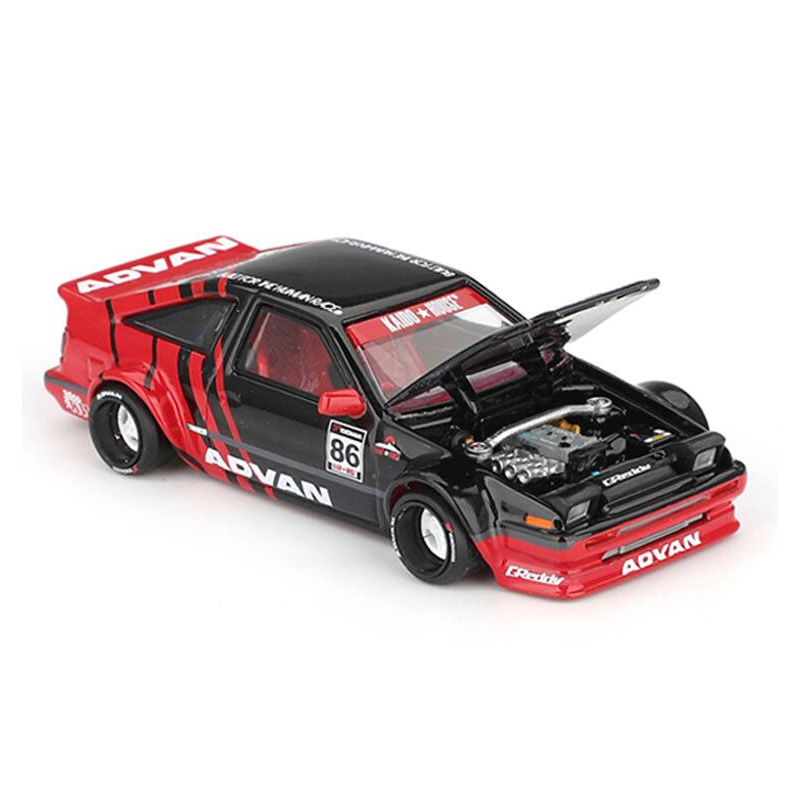 Toyota AE86 Sprinter Trueno Kaido Advan '83, Kaido house, Mini GT (214)