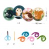 Djeco - Leren rijgen met wol - DIY