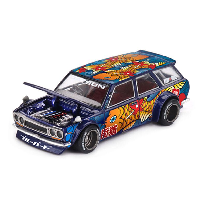 Datsun 510 Wagon Koi V1 '69, Kaido house, Mini GT (248)