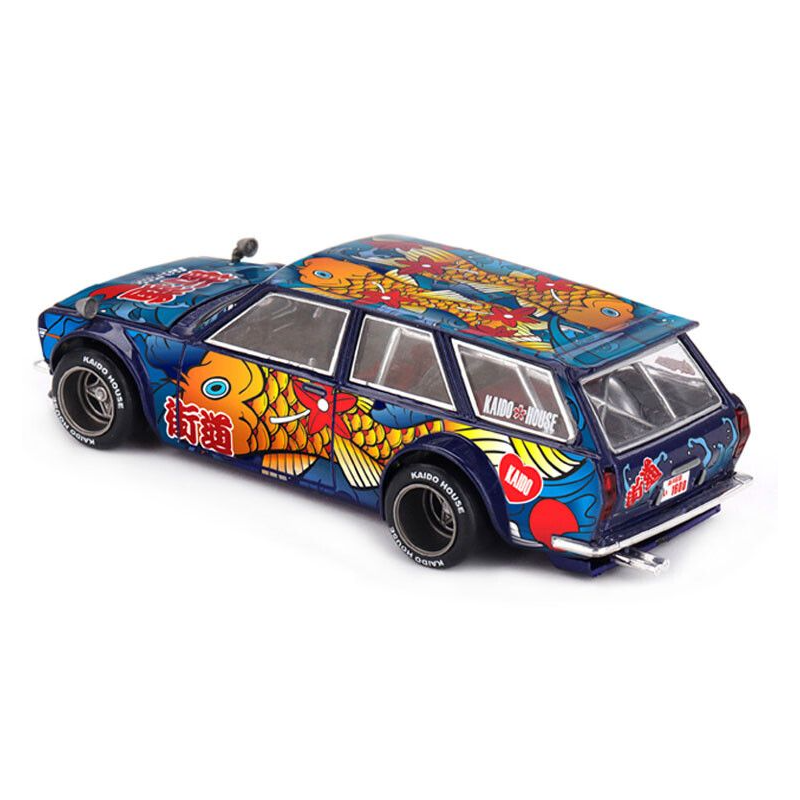 Datsun 510 Wagon Koi V1 '69, Kaido house, Mini GT (248)