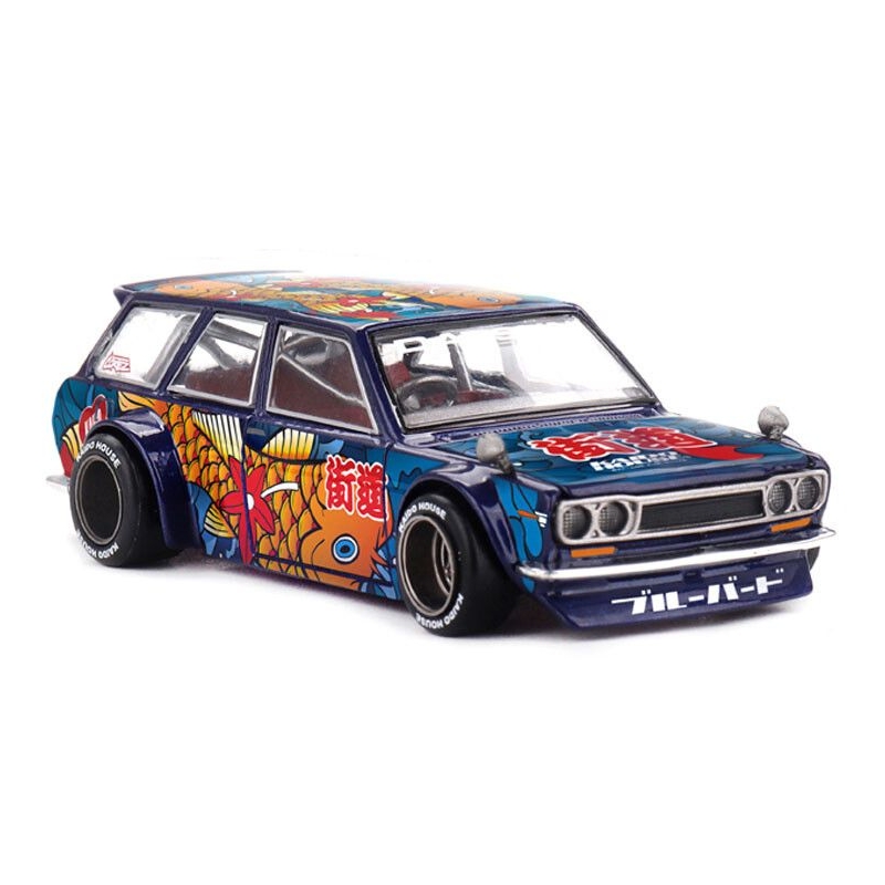 Datsun 510 Wagon Koi V1 '69, Kaido house, Mini GT (248)