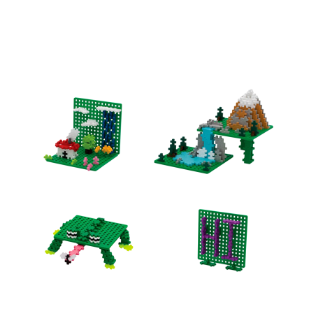Plus-Plus - Baseplate Duo Green