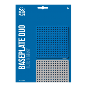 Plus-Plus - Baseplate Duo Blue/Grey