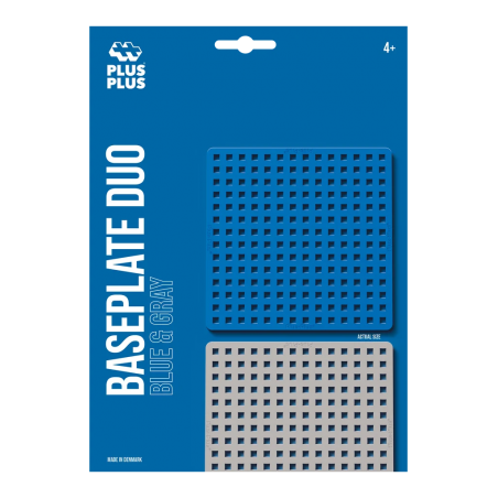 Plus-Plus - Baseplate Duo Blue/Grey
