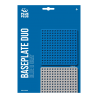 Plus-Plus - Baseplate Duo Blue/Grey
