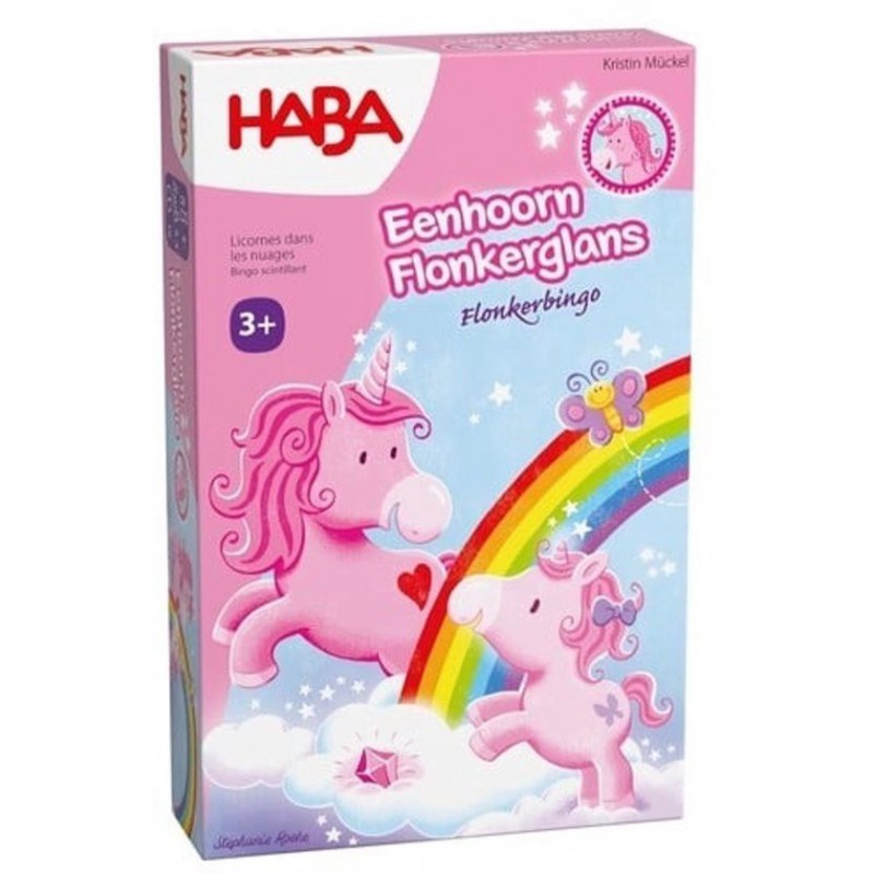 Eenhoorn Flonkerglans - Flonkerbingo - Haba