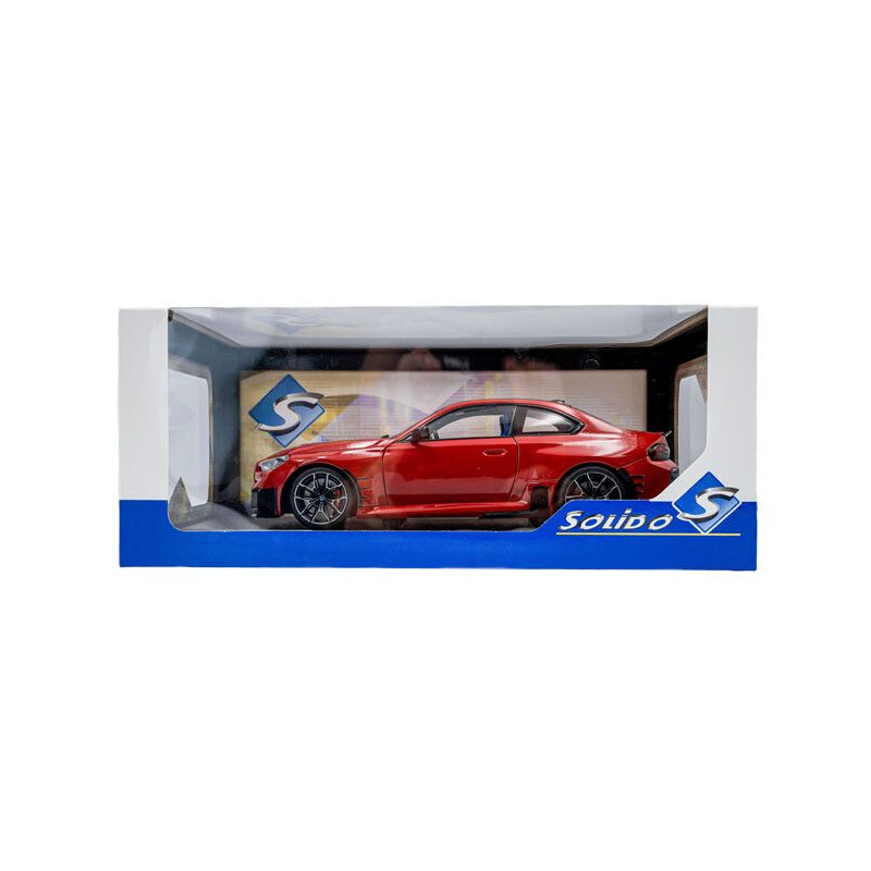 BMW M2 (G87) Performance '24, rood (Toronto red) - 1:18 - Solido