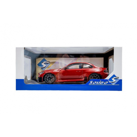 BMW M2 (G87) Performance '24, rood (Toronto red) - 1:18 - Solido