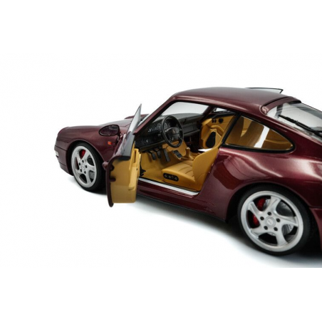 Porsche 911 (993) Turbo '97, rood - 1:18 - Solido