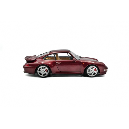 Porsche 911 (993) Turbo '97, rood - 1:18 - Solido