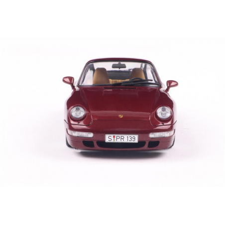 Porsche 911 (993) Turbo '97, rood - 1:18 - Solido