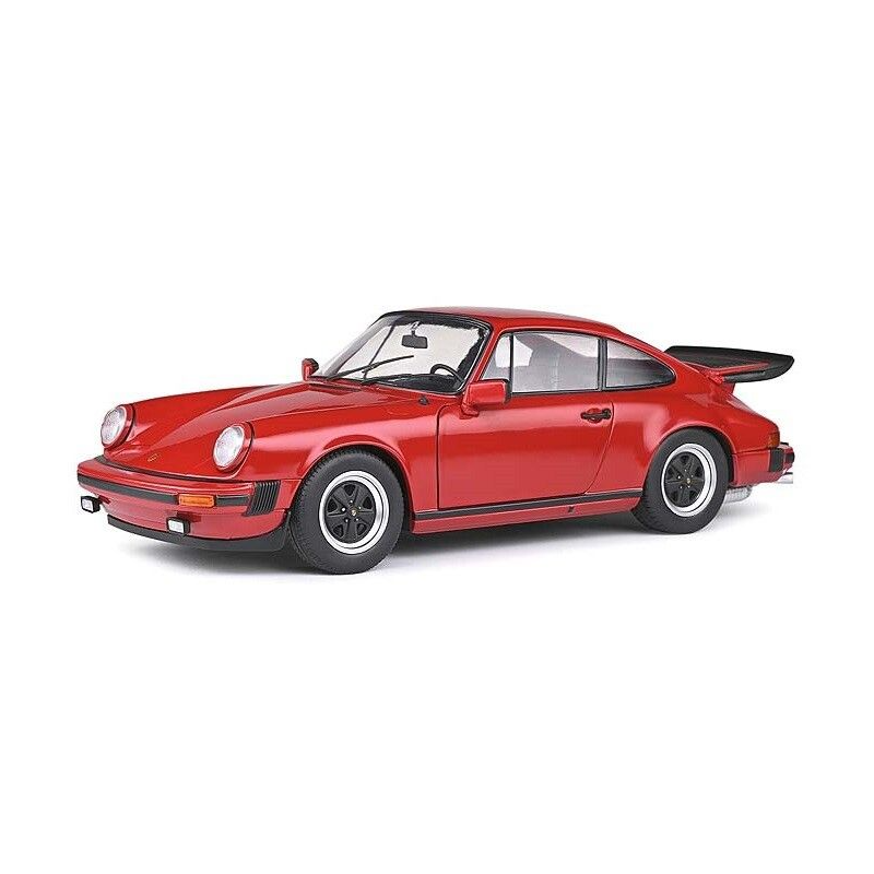 Porsche 911 (930) Carrera 3.2 '77, rood - 1:18 - Solido